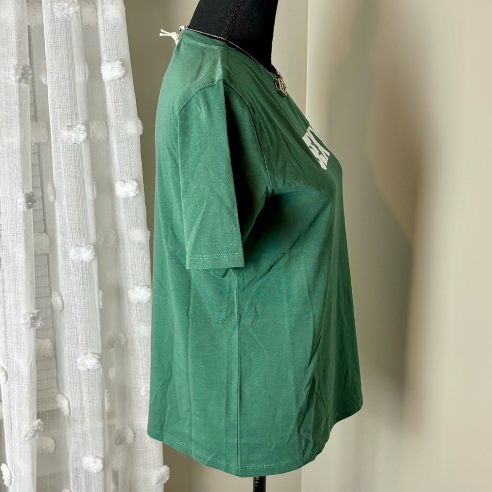 KULE Green Sexy Short Sleeve T-Shirt Size Small‎ - Picture 6 of 9